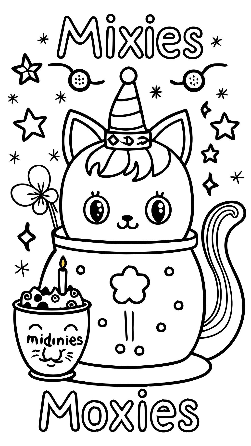 magic mixies coloring pages